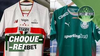 Palmeiras x São Paulo: quem é protagonista? Tier list no Bola na Rede