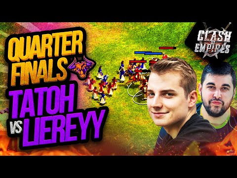 Liereyy vs TaToH, The Kid vs The Spaniard QUARTERFINALS CLASH OF EMPIRES #ageofempires2