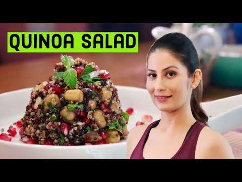 Quinoa Chickpeas Salad I High Protein Meals I Feel Hungry After Gym Workout? I Meghna's Food Magic