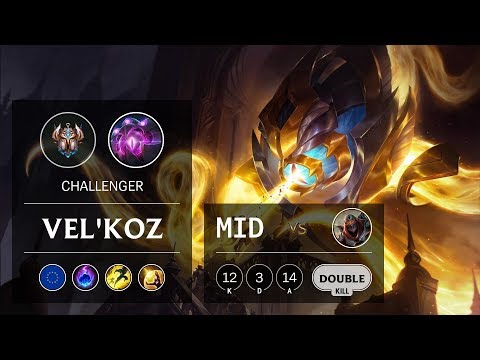 Vel'Koz Mid vs Zed - EUW Challenger Patch 9.21