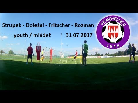 Goalkeeper training - FK Mohelnice 31 07 2017 mládež/youth