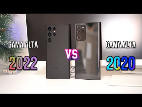 Samsung S22 Ultra vs Note 20 Ultra - GAMA ALTA 2020 VS GAMA ALTA 2022