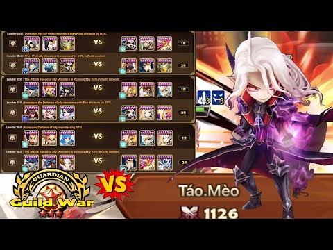 We test the patch in this Top Tier Guardian 3 Guild War vs Tao Meo - Summoners War