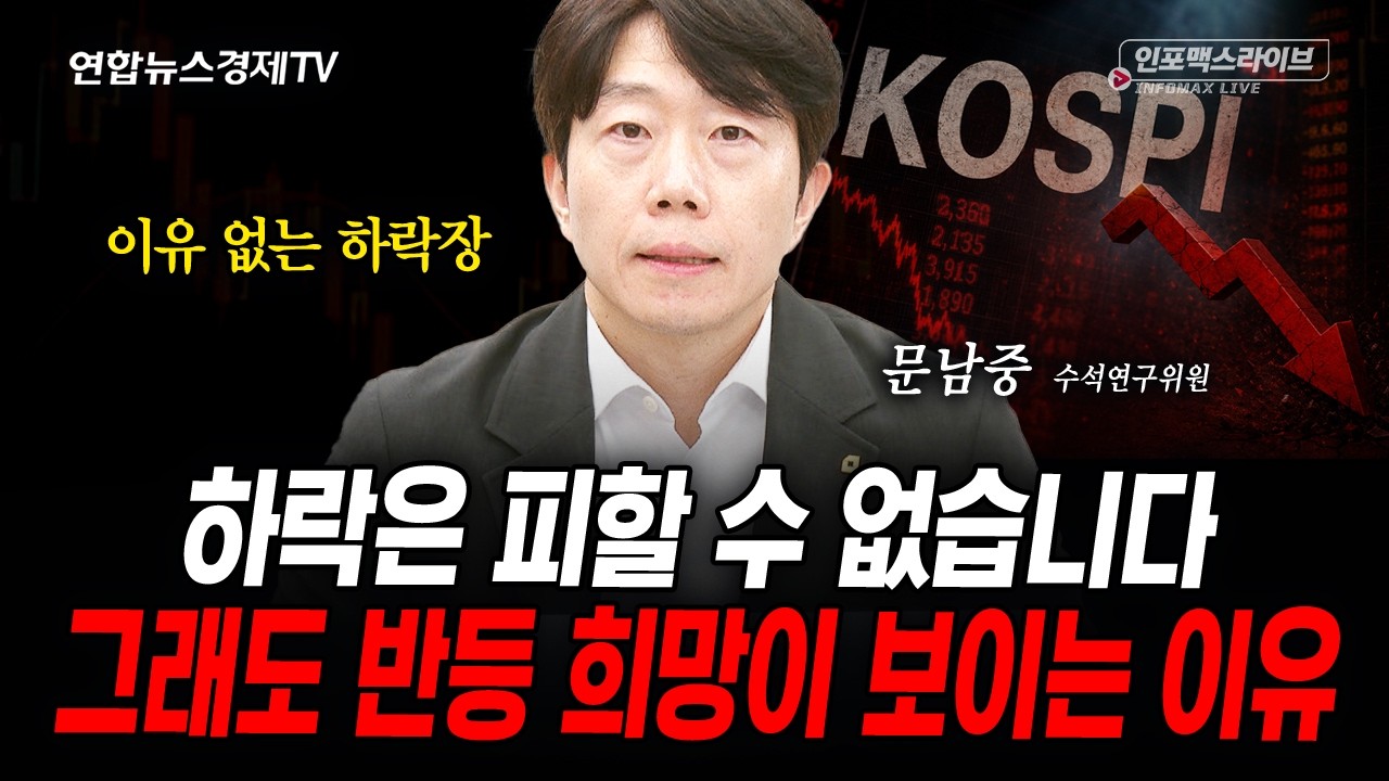 하락은 피할 수 없습니다...그래도 희망이 보이는 이유는 (문남중) | 인포맥스라이브 2026년 10월13일 방송