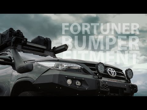 DIY Hamer King Series Bumper Installation on Jabari (my Toyota Fortuner)