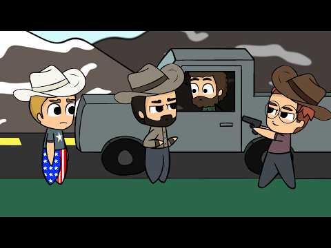 Europeans Cosplay as Americans in Ranch Sim - Insym Animated (w/Psycho & CJ)
