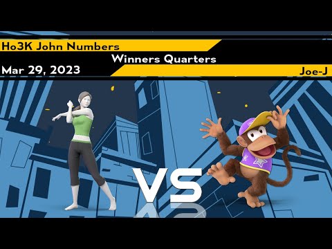 Xeno286 Winners Quarters - John Numbers (Wii Fit Trainer) vs Joe-J (Diddy) - SSBU Tournament