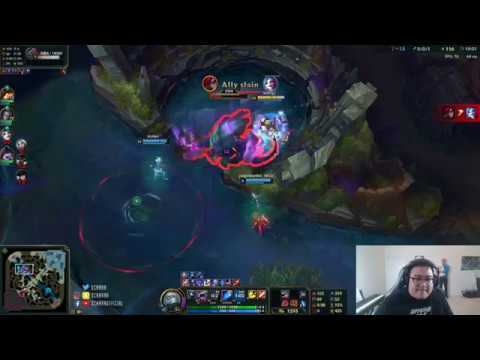 Scarra - League of Legends INSANE Triple Kill Nunu Ult!
