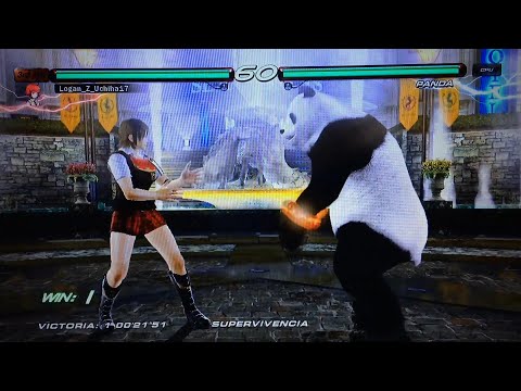 08 Asuka vs Panda - TEKKEN 6 Supervivencia ( Uchiha x24 ) PS3