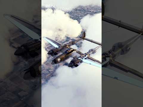 The P-38 has a weird engine design