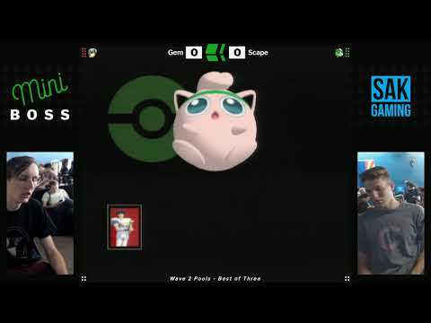 Mini Boss 5 SSBM Pools - Gem (White Marth) vs Scape (Jigglypuff)