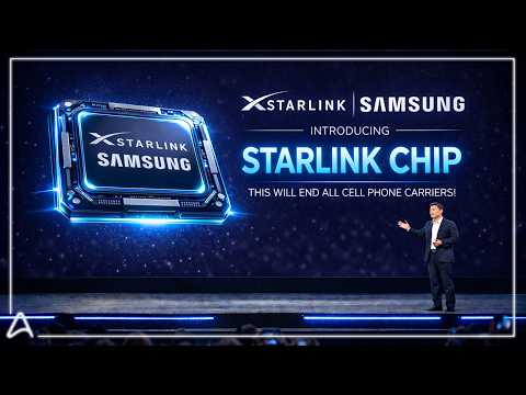 Video Thumbnail: Samsung’s New 14.79Gbps Starlink CHIP With Free INTERNET | Will Destroy SIM Cards FOREVER!