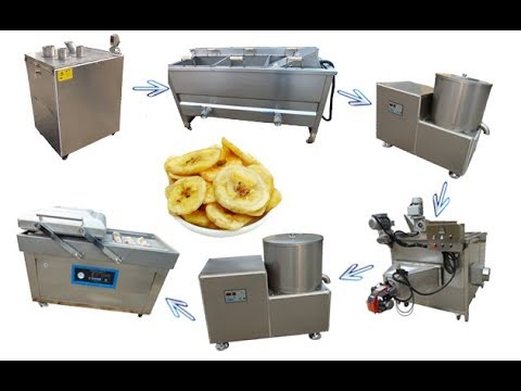 banana chips plantain chips production line |banana chips|plantain chips making machine