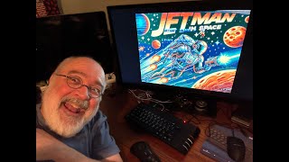 Jetman In Space - ZX Spectrum White Next Competition - my 1st go - 8bit Retrogaming - Video Games