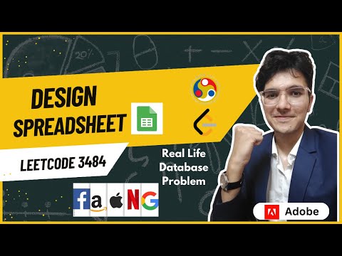 Design Spreadsheet | LeetCode 3484 | Real Life DB Problem
