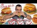 I ate every sandwich on the Chick-Fil-A Menu | FAST FOOD Cheat Meal