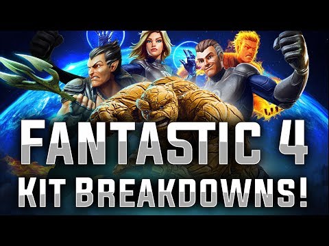 Fantastic 4 Kit Breakdowns! - MARVEL Strike Force