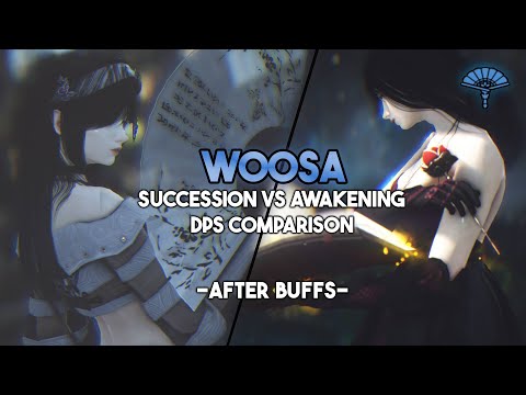 BDO | Woosa Succession Vs Awakening  (After Buffs) | Darkseeker's DPS Comparison