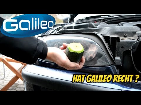 Hat Galileo recht? Nie wieder matte Scheinwerfer dank Avocado?!