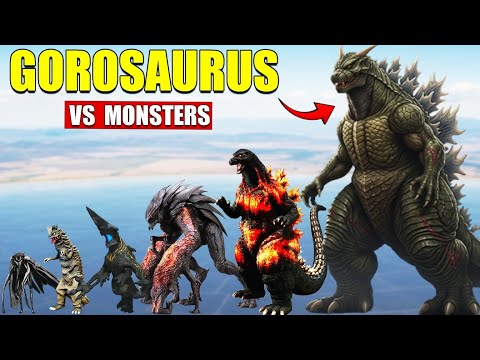Gorosaurus Godzilla vs monsterverse Monsters | 3D Monster Size Comparison 2025
