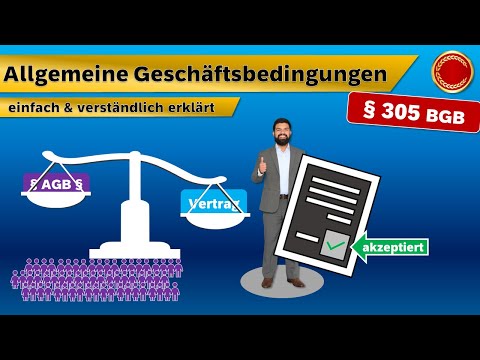 Section 305 of the German Civil Code (BGB) // General Terms and Conditions - 👨🏼‍🎓 SIMPLY EXPLAINE...