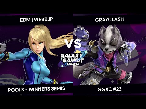 GGxC 22 - WebbJP (Zero Suit Samus) vs Grayclash (Bayonetta, Wolf) - Pools - Winners Semis