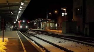 preview picture of video 'Szenen vom Bahnhof Heidenheim (Brenz) - 26.01.2012'