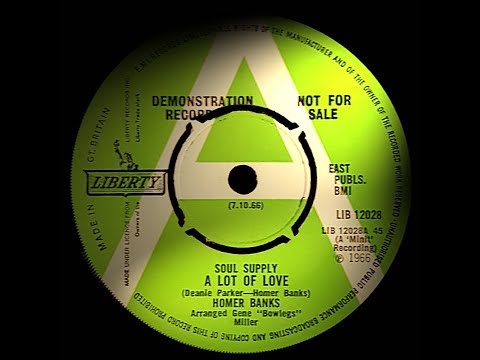 Homer Banks - A Lot Of Love. ( Northern Soul )
