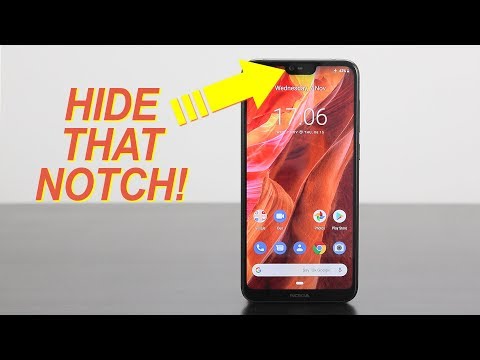 How To Hide The Notch On Nokia 6.1 Plus Running Android Pie