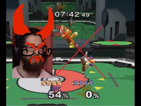 using plats to get to the ground fox v falco