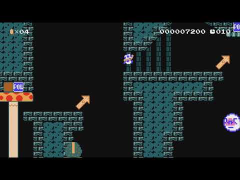 [20s] Petrifying Pows by Beasly - Super Mario Maker 2 - No Commentary 1bw