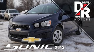 2015 Chevy Sonic Walk Around and Overview