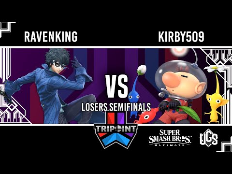 Tripoint Smash 180  -  Losers Semifinals  -  Ravenking(Joker) Vs. Kirby509(Olimar)