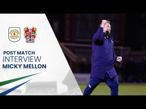 Post Match | Micky Mellon (Crewe - Papa John's Trophy)
