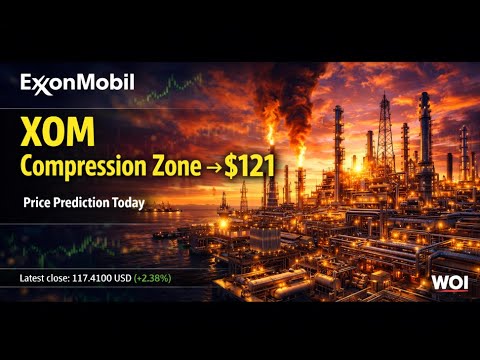 ⛽ 📊 XOM Compression Zone → $121 | Price Prediction Today