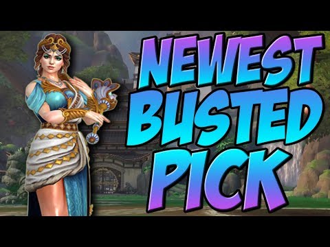 SMITE'S NEWEST BUSTED PICK! HERA BUFFED TO OPNESS! - GrandMasters Ranked Duel - SMITE