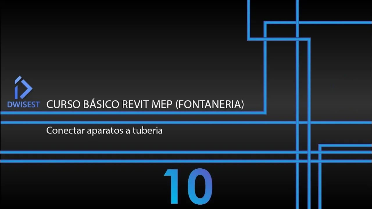 Revit MEP 2019 (Fontaneria) Conectar aparatos a tuberia - Tutorial básico 10