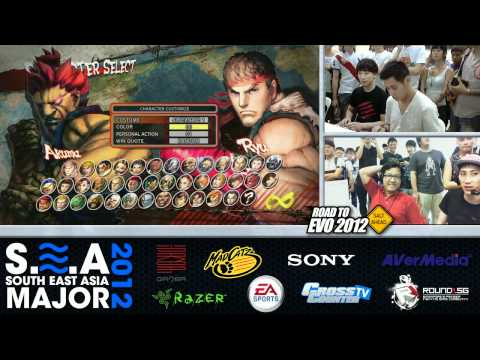 Team Madcatz Daigo Umehara (Ryu) vs Real Deal (Gouki) - SEA Major 2012 SSF4 AE Pools