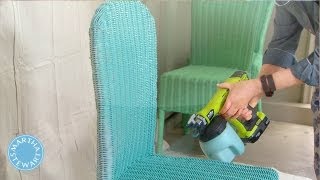 Ask Martha: Spray Painting Wicker Chairs - Martha Stewart