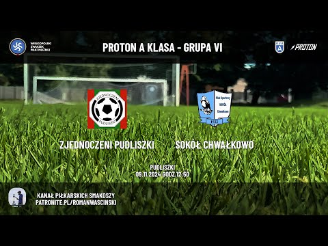 Skrót meczu Zjednoczeni Pudliszki - Sokół Chwałkowo
