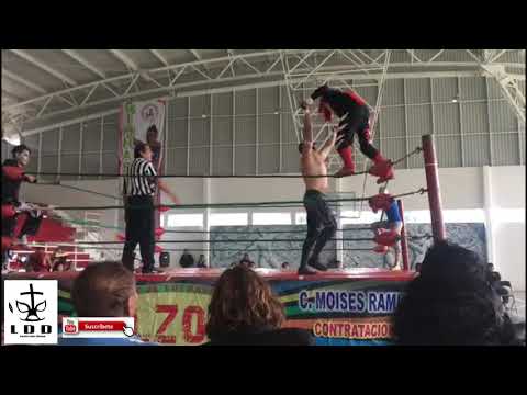 Chango Ska  - Ala Celestial  vs  Tony K  -  Crimen / Jóvenes Luchadores con Gran Futuro.checate