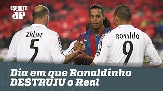 Há 13 anos, Ronaldinho destruía o Real Madrid | Wanderley Nogueira