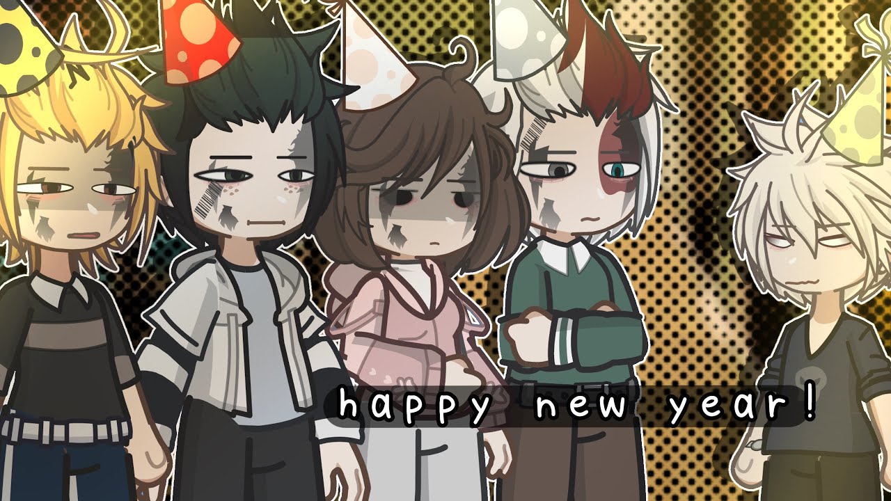 new year fail! 💥 // new year special // skit // mha // bnha // gacha life 2