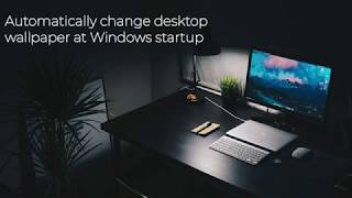 How To Change Desktop Wallpaper Automatically at Each Windows Startup?