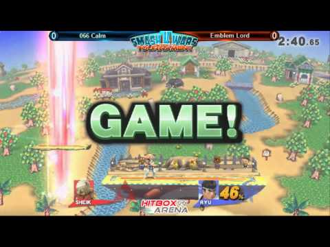 Smash 4 Wars 47 - 066 Calm (Sheik) vs G5 Dugan (Fox) Loser's Bracket