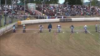 preview picture of video 'Julien CAYRE - grass track 250 cc - manche 1 - Marmande - 14 juillet 2012'