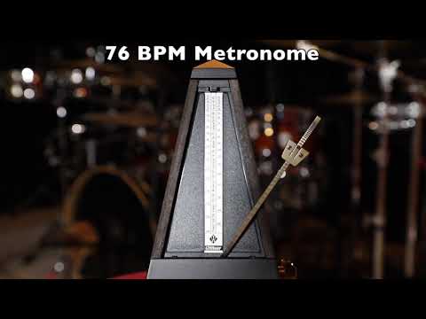 REAL Metronome - 76 bpm - Wittner Model No. 806m