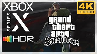 [4K/HDR] Grand Theft Auto : San Andreas / Xbox Series X Gameplay