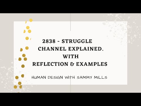 28-38 channel of struggle Explained [Human Design]