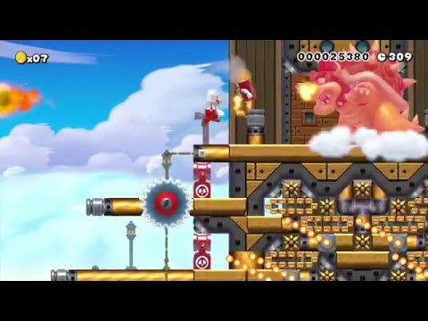 Super Mario Maker Levels: "Bowser's Infernal Machine"